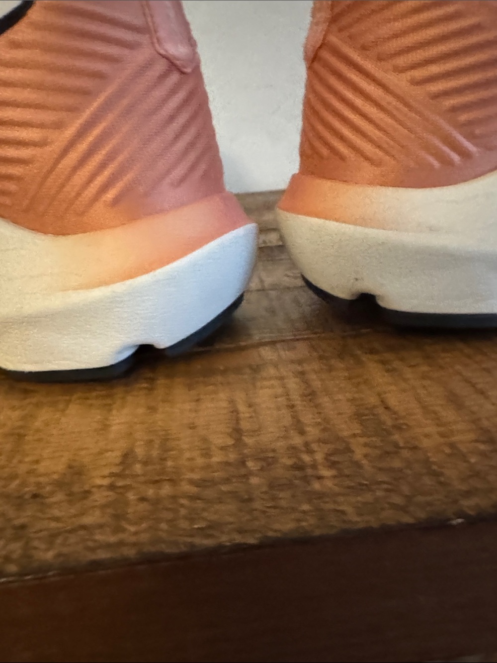 Altra White Running Sneakers with Peach/Pink Accents - Picture 12 of 12